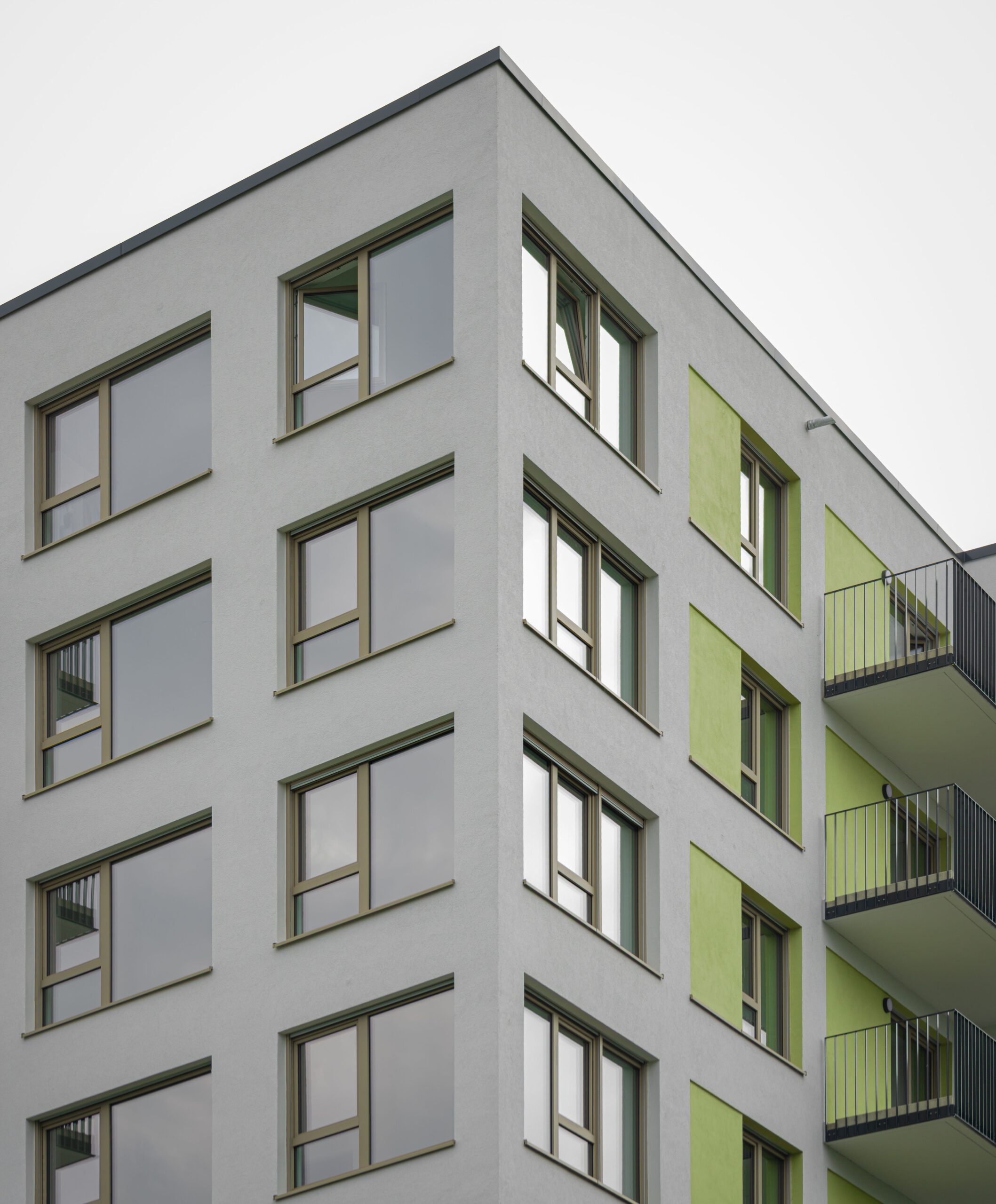 Klimafreundlicher Neubau eines modernen Wohngebäudes
